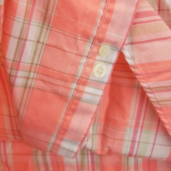 *RARE* Gianni Versace K2000 Plaid Shirt Mens XL Pink White - Picture 10 of 13